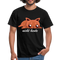 Faule Katze Shirt Nicht Heute Lustiges Fun T-Shirt - Schwarz