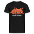 Faule Katze Shirt Nicht Heute Lustiges Fun T-Shirt - Schwarz