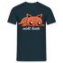 Faule Katze Shirt Nicht Heute Lustiges Fun T-Shirt - Navy