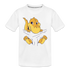 Dino Shirt Süßer Dinosaurier Kinder Premium T-Shirt - Weiß