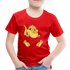 Dino Shirt Süßer Dinosaurier Kinder Premium T-Shirt - Rot