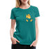 Dino Shirt Süßer Dinosaurier Frauen Premium T-Shirt - Divablau