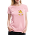 Dino Shirt Süßer Dinosaurier Frauen Premium T-Shirt - Hellrosa