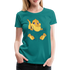 Dino Shirt Süßer Dinosaurier Frauen Premium T-Shirt - Divablau