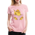 Dino Shirt Süßer Dinosaurier Frauen Premium T-Shirt - Hellrosa