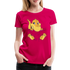 Dino Shirt Süßer Dinosaurier Frauen Premium T-Shirt - dunkles Pink