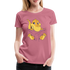 Dino Shirt Süßer Dinosaurier Frauen Premium T-Shirt - Malve