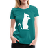 Katze und Wein Shirt Katze Wein Liebhaberin Frauen Premium T-Shirt - Divablau