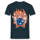 Bowling Shirt tanzende Bowlingkugel ängstliche Pins Lustiges Geschenk T-Shirt - Navy