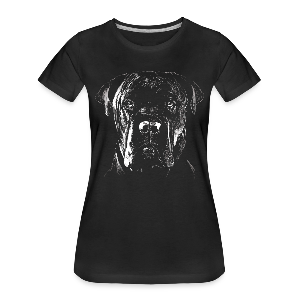 Hunde Shirt Cane Corso Italiano Frauen Premium T-Shirt - Schwarz