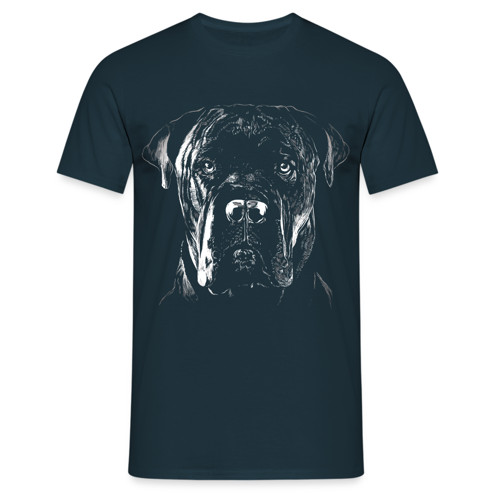 Hunde Shirt Cane Corso Italiano T-Shirt - Navy