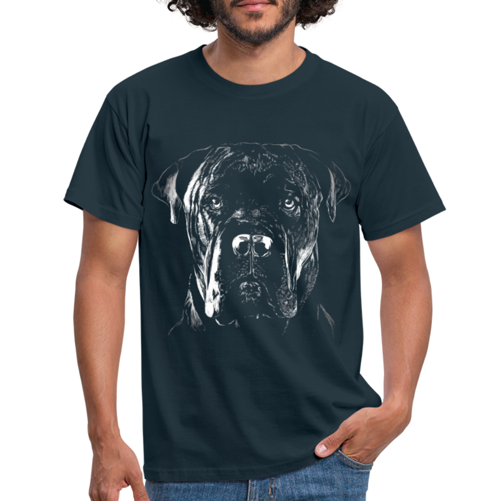 Hunde Shirt Cane Corso Italiano T-Shirt - Navy