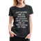 Geburtstags Shirt Alt genug Jung genug Geschenk Frauen Premium T-Shirt - Schwarz