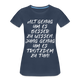Geburtstags Shirt Alt genug Jung genug Geschenk Frauen Premium T-Shirt - Navy