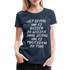 Geburtstags Shirt Alt genug Jung genug Geschenk Frauen Premium T-Shirt - Navy