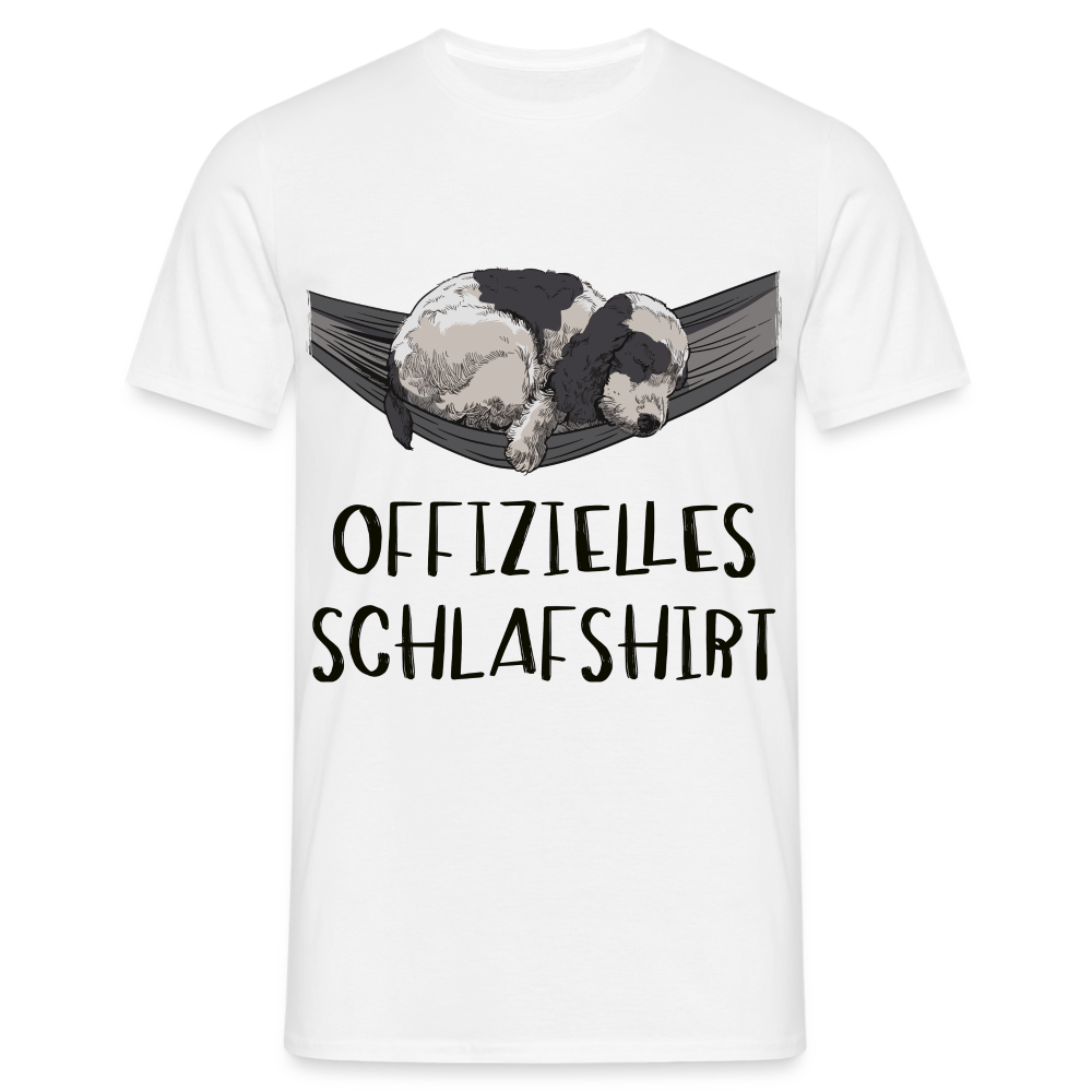 Cocker Spaniel Hängematte Shirt Offizielles Schlafshirt  Geschenk T-Shirt - Weiß