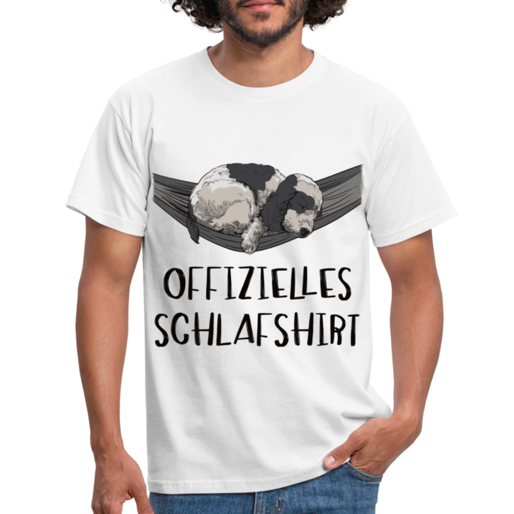 Cocker Spaniel Hängematte Shirt Offizielles Schlafshirt  Geschenk T-Shirt - Weiß