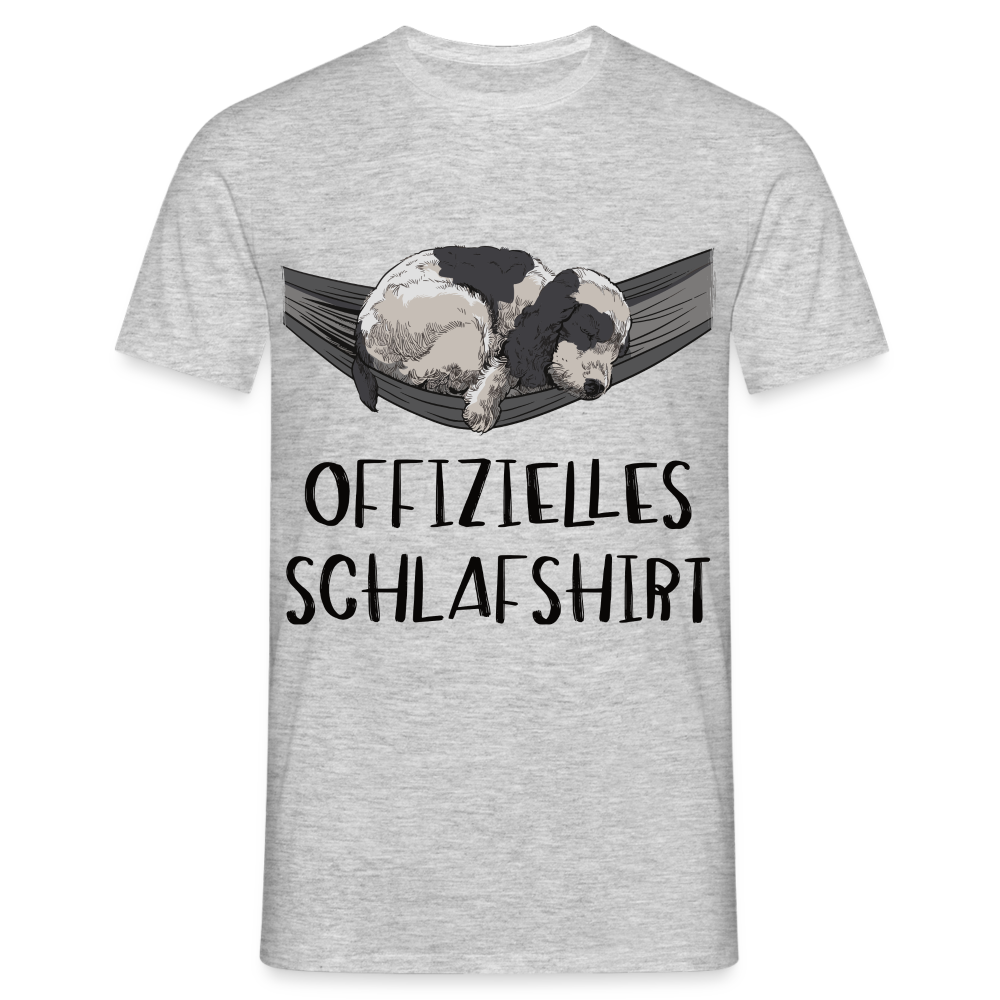 Cocker Spaniel Hängematte Shirt Offizielles Schlafshirt  Geschenk T-Shirt - Grau meliert