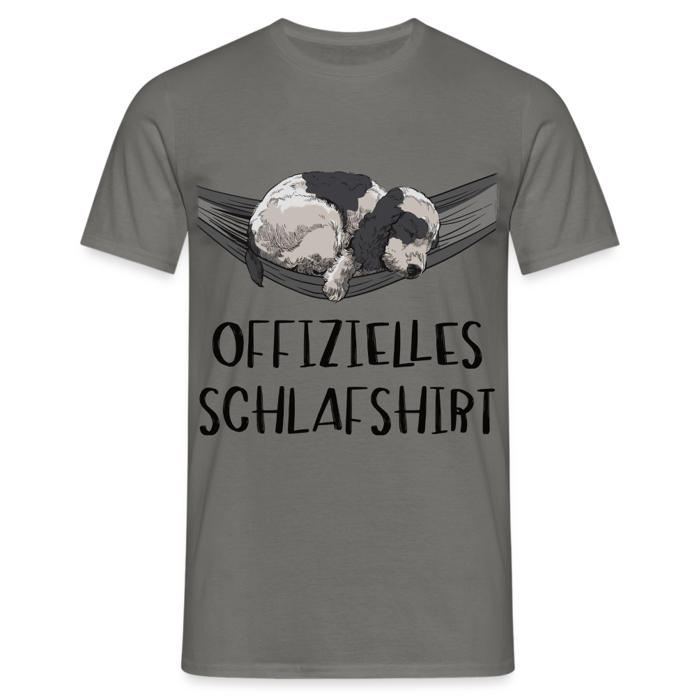 Cocker Spaniel Hängematte Shirt Offizielles Schlafshirt  Geschenk T-Shirt - Graphit