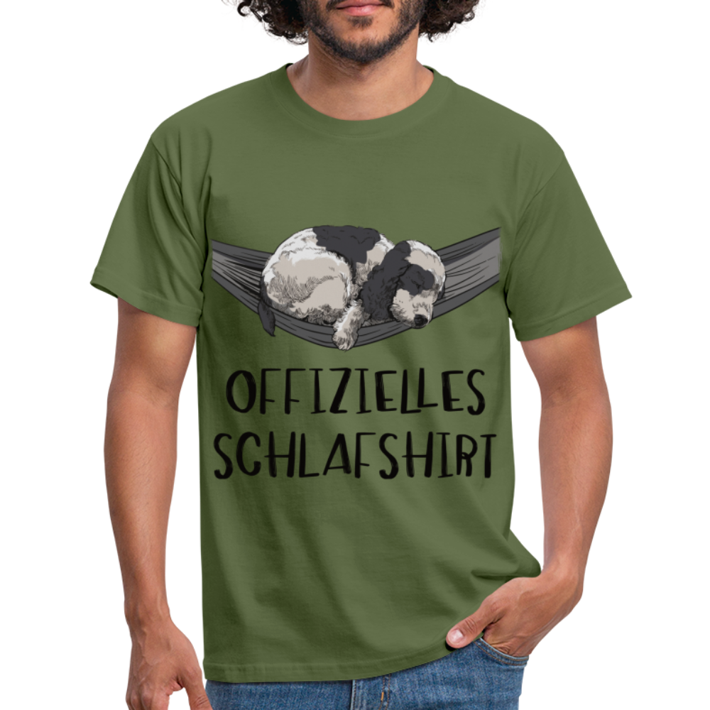 Cocker Spaniel Hängematte Shirt Offizielles Schlafshirt  Geschenk T-Shirt - Militärgrün