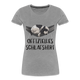 Cocker Spaniel Hängematte Shirt Offizielles Schlafshirt  Geschenk Frauen Premium T-Shirt - Grau meliert