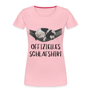 Cocker Spaniel Hängematte Shirt Offizielles Schlafshirt  Geschenk Frauen Premium T-Shirt - Hellrosa