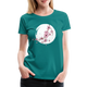 Kunstvolle Blüten Shirt Frauen Premium T-Shirt - Divablau