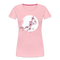 Kunstvolle Blüten Shirt Frauen Premium T-Shirt - Hellrosa