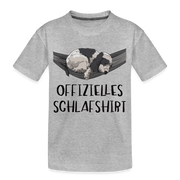 Cocker Spaniel Hängematte Shirt Offizielles Schlafshirt  Geschenk Teenager Premium T-Shirt - Grau meliert