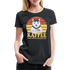 Hund Kaffee weil töten falsch ist Kaffeeliebhaber Geschenk Frauen Premium T-Shirt - Schwarz