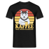 Hund Kaffee weil töten falsch ist Kaffeeliebhaber Geschenk T-Shirt - Schwarz