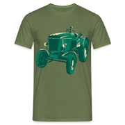 Bauer Landwirt Retro Traktor Shirt Traktor Liebhaber Geschenk T-Shirt - Militärgrün