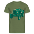 Bauer Landwirt Retro Traktor Shirt Traktor Liebhaber Geschenk T-Shirt - Militärgrün