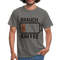 Kaffee Akku Leer Brauch Kaffee Lustiges T-Shirt - Graphit