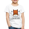 Katze Offizielles Schlafshirt Kinder Premium T-Shirt - Weiß