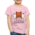 Katze Offizielles Schlafshirt Kinder Premium T-Shirt - Hellrosa