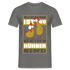 Bauer Landwirt Zu hause ist wo meine Hühner sind witziges T-Shirt - Graphit