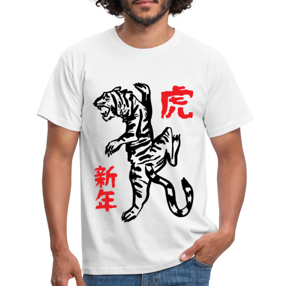 Japanischer Tiger T-Shirt - Weiß