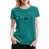 Katzen Liebhaber Shirt Katze EKG Herzschlag Frauen Premium T-Shirt - Divablau