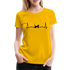 Katzen Liebhaber Shirt Katze EKG Herzschlag Frauen Premium T-Shirt - Sonnengelb