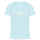 Katzen Liebhaber Shirt Katze EKG Herzschlag T-Shirt - Sky