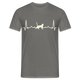 Katzen Liebhaber Shirt Katze EKG Herzschlag T-Shirt - Graphit