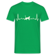 Katzen Liebhaber Shirt Katze EKG Herzschlag T-Shirt - Kelly Green