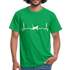 Katzen Liebhaber Shirt Katze EKG Herzschlag T-Shirt - Kelly Green