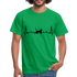 Katzen Liebhaber Shirt Katze EKG Herzschlag T-Shirt - Kelly Green