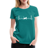 Katzen Liebhaber Shirt Katze EKG Herzschlag Frauen Premium T-Shirt - Divablau