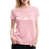 Katzen Liebhaber Shirt Katze EKG Herzschlag Frauen Premium T-Shirt - Hellrosa