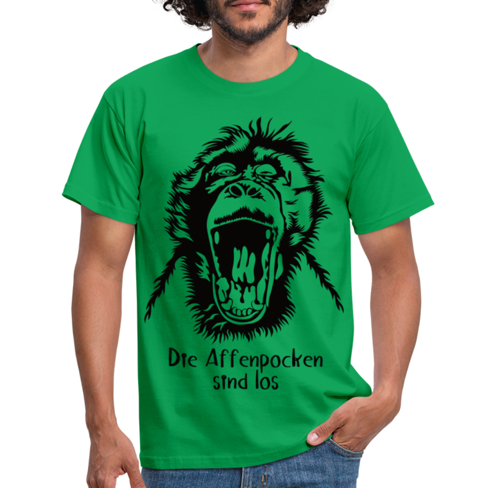Affenpocken Shirt die Affenpocken sind los Lustiges Sarkasmus T-Shirt - Kelly Green