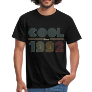Geburtstags Shirt 1992 Retro Cool since 1992 Geschenk T-Shirt - Schwarz