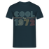 Geburtstags Shirt 1972 Retro Cool since 1972 Geschenk T-Shirt - Navy